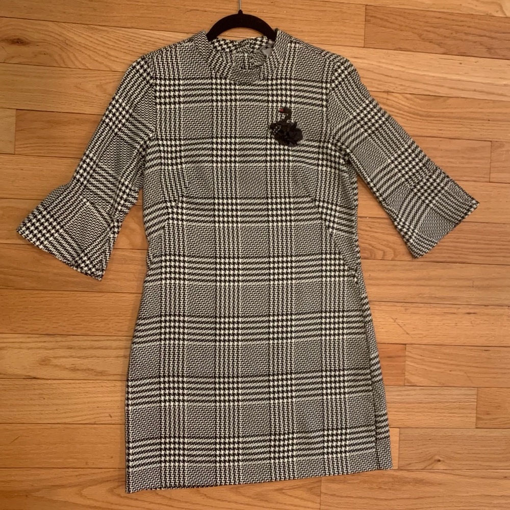 H&M Black and White Dress